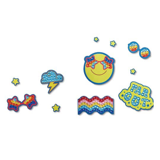 Summer Smiley Diamond Art Sticker Kit by Creatology&#x2122;